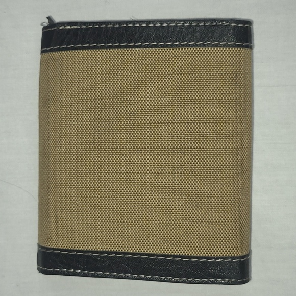 Prada Milano Tan and Black Leather Wallet - Picture 2 of 10